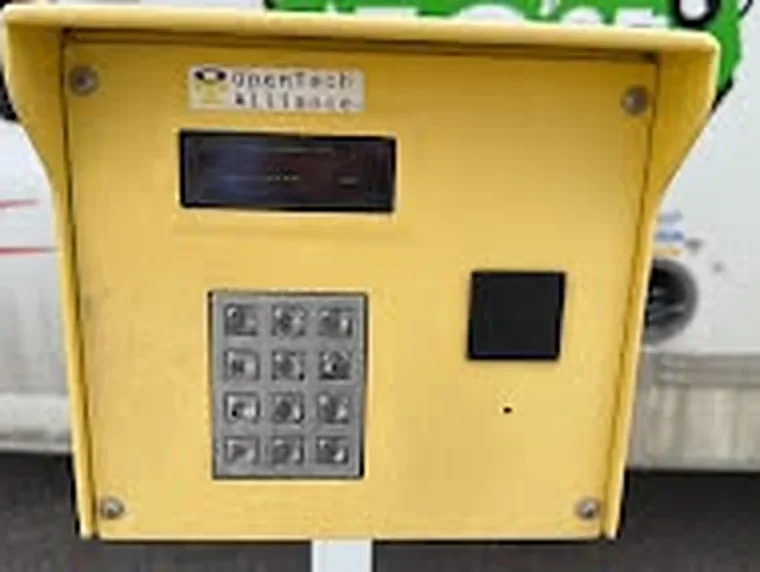 Electronic gate keypad for secure, personalized access at AAA Stock 'n Lock